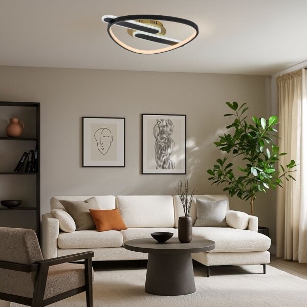 Rabalux 71467 - Plafonieră LED dimabilă BRANTIEL LED/60W/230V 3000-6000K 53x45 cm + telecomandă