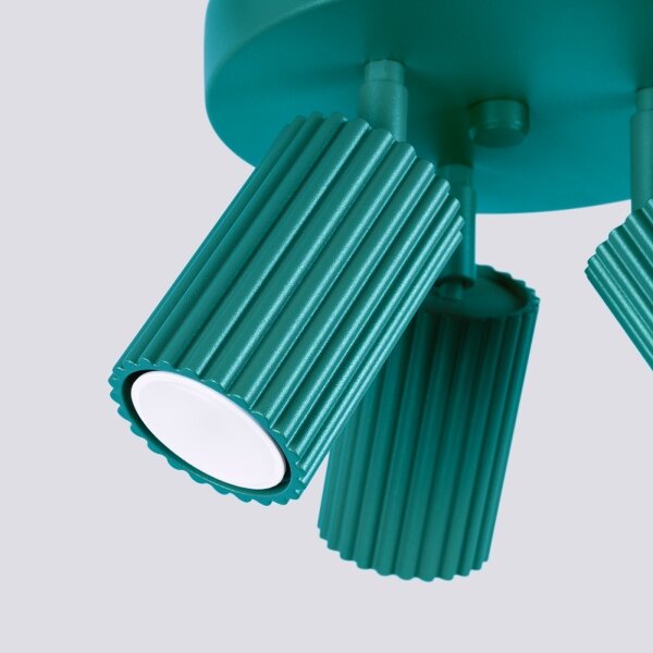 Brilagi - Spot LED CRESTO, 3 x GU10, 10 W, 230 V, turcoaz