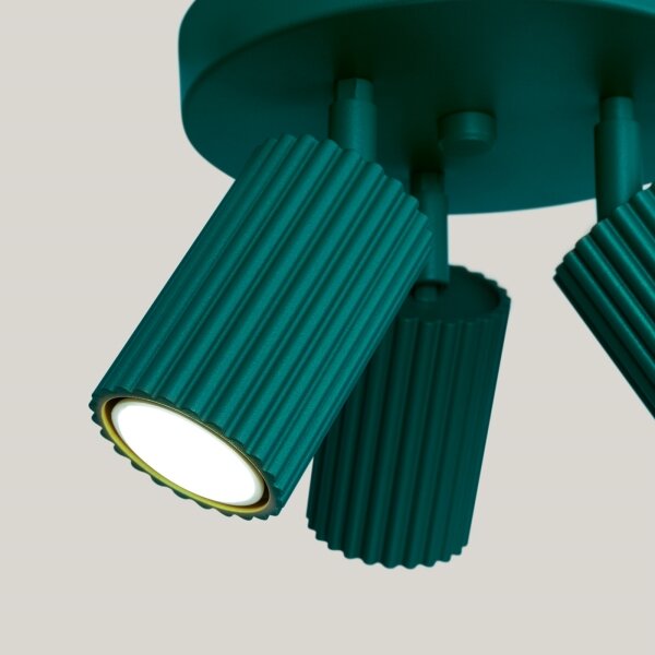 Brilagi - Spot LED CRESTO, 3 x GU10, 10 W, 230 V, turcoaz