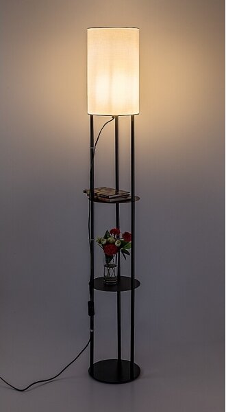 Rabalux 74106 - Lampă de podea BRONN 1xE27/40W/230V neagră
