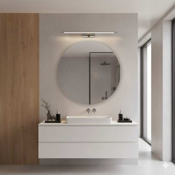Lumină LED pentru oglindă de baie KLIMT LED/12W/230V 3000/4000/6000K 60 cm IP44 crom lucios