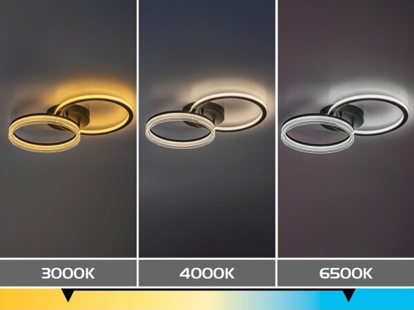 Rabalux 71479 - Plafonier LED dimabil SERAPHIEL LED/38W/230V 3000-6500K 60x35 cm, cu telecomandă