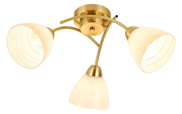 Lustră aplicată CLARA 3xE27/15W/230V aurie