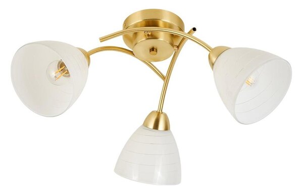 Lustră aplicată CLARA 3xE27/15W/230V aurie