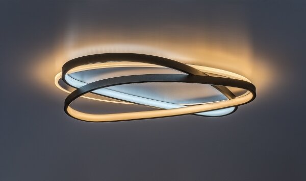 Rabalux 71470 - Lampă de tavan LED dimabilă BRANTIEL LED/57W/230V 3000-6000K 53x38 cm + telecomandă