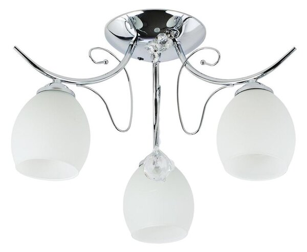 Lustră aplicată ELLA, 3x E27, 15 W, 230 V, crom lucios