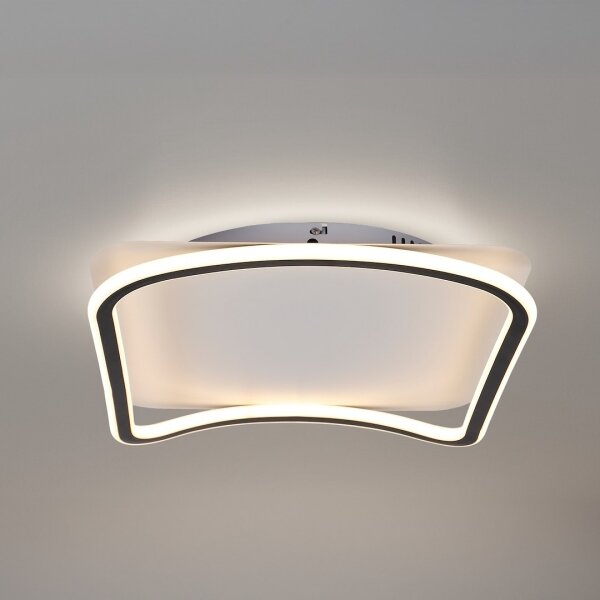 Plafonieră LED CALI 30W/230V 40x40 cm neagră