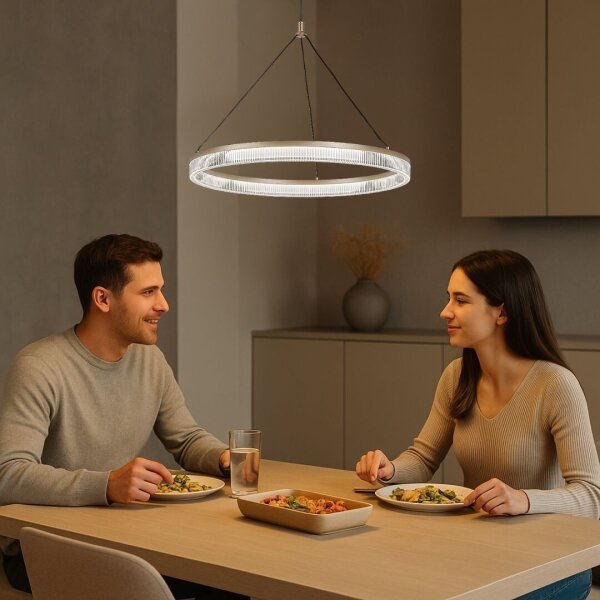 Rabalux 72471 - Lustră LED dimabilă pe cablu RIVONA LED/24W/230V 3000-6500K+telecomandă