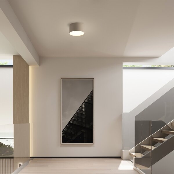 Brilagi - Plafonieră LED pentru baie FORIS, 9W, 230V, diametru 9 cm, bej, IP44