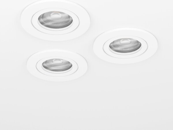 Eglo 902242 - Set 3x spot LED încastrat BARRANCO 1xGU10/4,5W/230V alb
