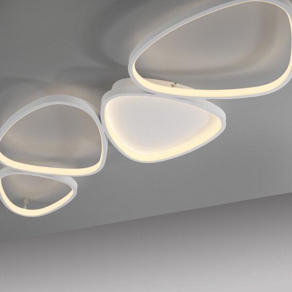 Schöner Wohnen 14039-16 - Plafonieră LED dimmabilă PEBBLES LED/35,5W/230V albă