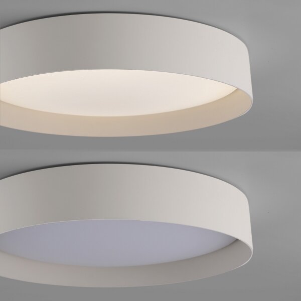 Schöner Wohnen 14594-39 - plafonieră LED dimabilă TAVOLI LED/20W/230V gri + telecomandă