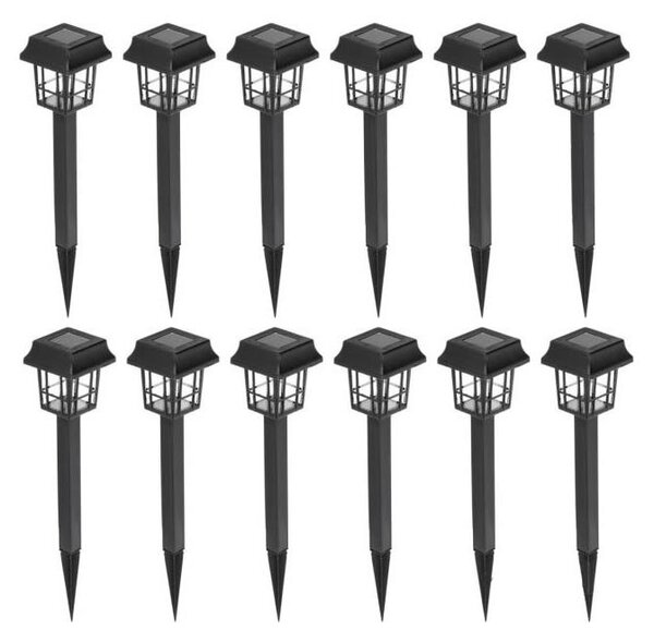 SET 12x lampă LED solară LED/0,06W/1,2V 1xAA 6500K IP44 100 mAh