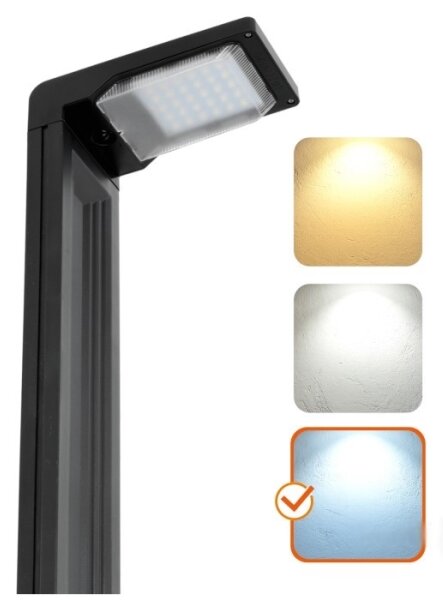 Lampă LED solară LED/0,2W/3,7V 6500K IP44 2200 mAh