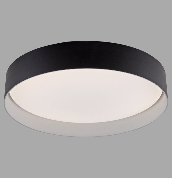 Schöner Wohnen 14594-18 - Plafonieră LED dimabilă TAVOLI LED/20W/230V neagră+telecomandă