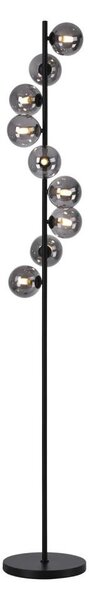 Schöner Wohnen 14506-18 - Lampadar LED DUBAI 9xG9/3W/230V negru/fumuriu