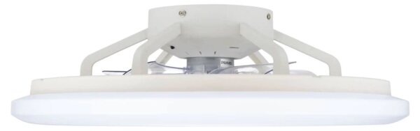 Plafonieră LED dimabilă cu ventilator Lucci Air 513200 OSLO LED/20W/230V alb + telecomandă