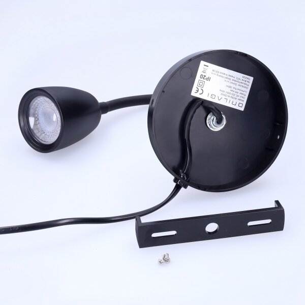 Veioză LED dimabilă Solight WO54-B LED/4W/230V negru