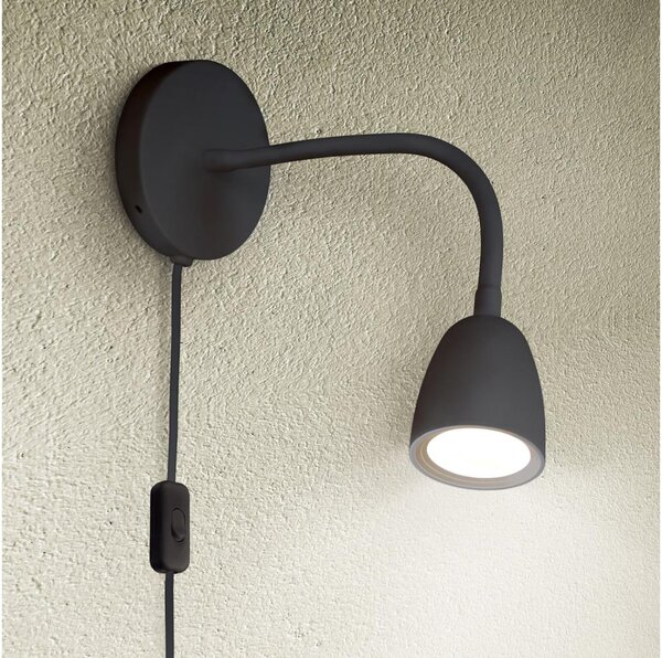 Veioză LED dimabilă Solight WO54-B LED/4W/230V negru