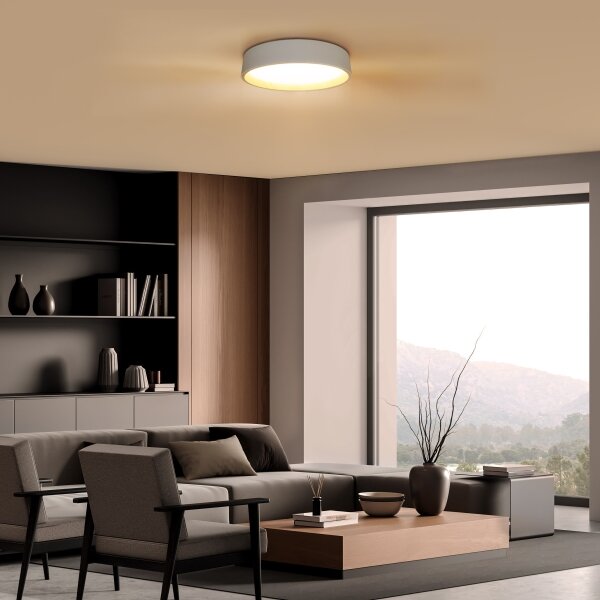Plafonieră LED dimabilă Solight WO8017 LARIOS LED/48W/230V d. 39 cm alb + telecomandă