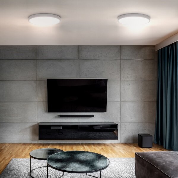 Plafonieră LED dimabilă Solight WO8019 ESTELA LED/36W/230V d. 30 cm alb + telecomandă