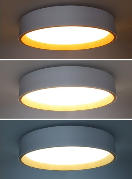Plafonieră LED dimabilă Solight WO8017 LARIOS LED/48W/230V d. 39 cm alb + telecomandă