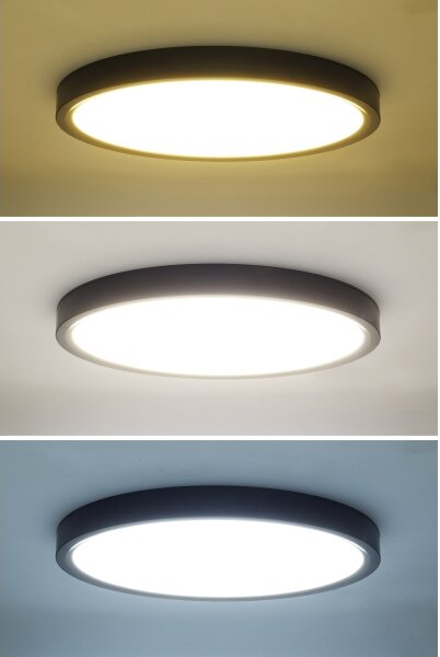 Plafonieră LED dimabilă Solight WO8018 ESTELA LED/36W/230V d. 30 cm negru + telecomandă