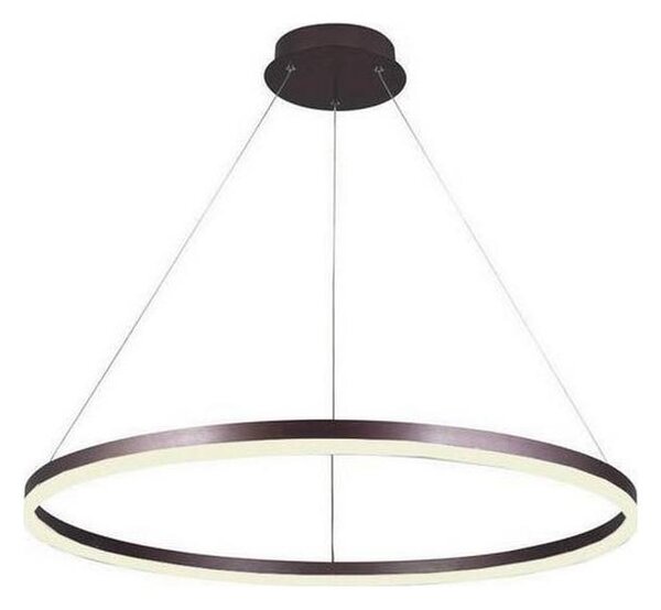 Brilagi - Lustră reglabilă pe cablu CIRCLE LED/55W/230V 3000-6500K maro+telecomandă