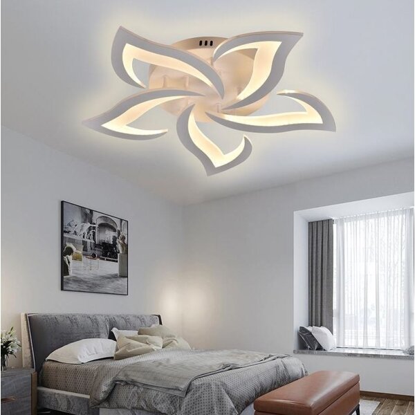 Lustră LED dimabilă aplicată Brilagi TWIST LED/55W/230V 3000-6500K alb + telecomandă