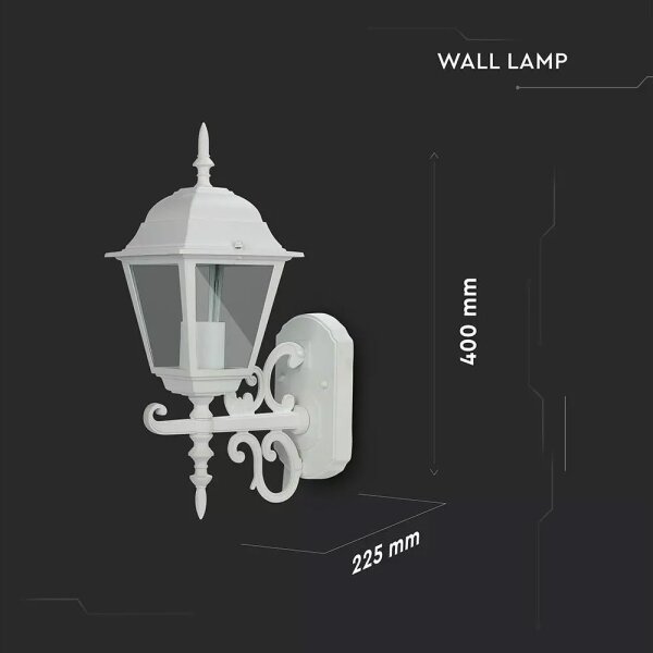 Aplică perete exterior 1xE27/60W/230V IP44