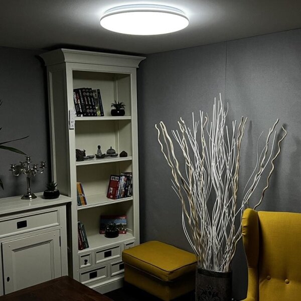 Plafonieră LED dimabilă LED/48W/230V 2700-6500K Wi-Fi Tuya + telecomandă