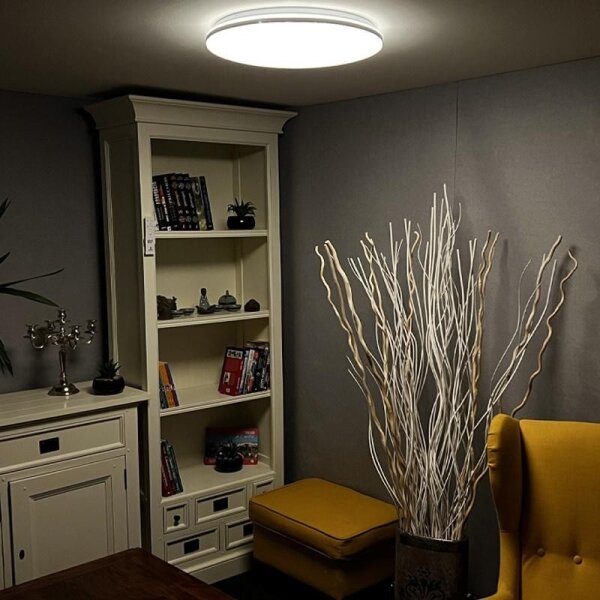 Plafonieră LED dimabilă LED/48W/230V 2700-6500K Wi-Fi Tuya + telecomandă