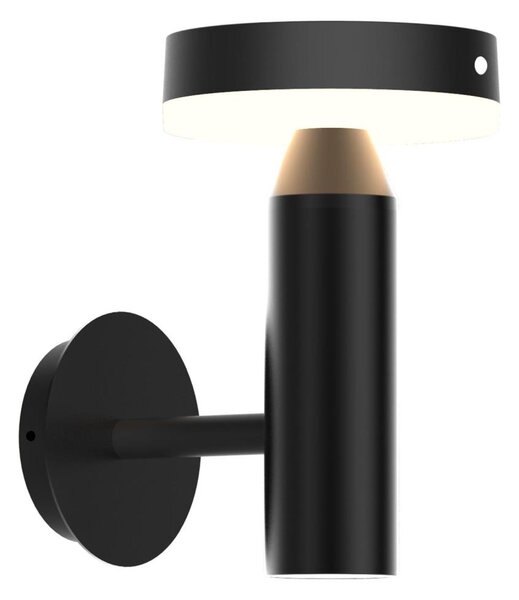 LED lampă solară de perete cu senzor GWINEA LED/4,5W/3,7V IP44 negru