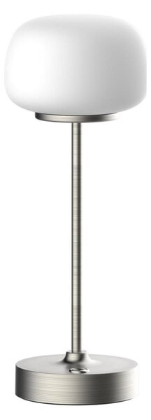 Lampă LED tactilă dimabilă de masă RIMINI LED/2W/5V USB 2000 mAh crom/alb