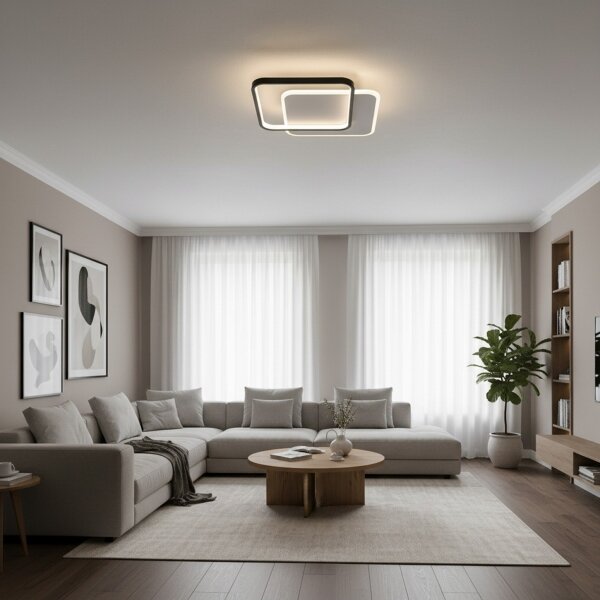 Brilagi - Plafonieră LED dimabilă FLARE LED/43W/230V 3000-6000K + telecomandă