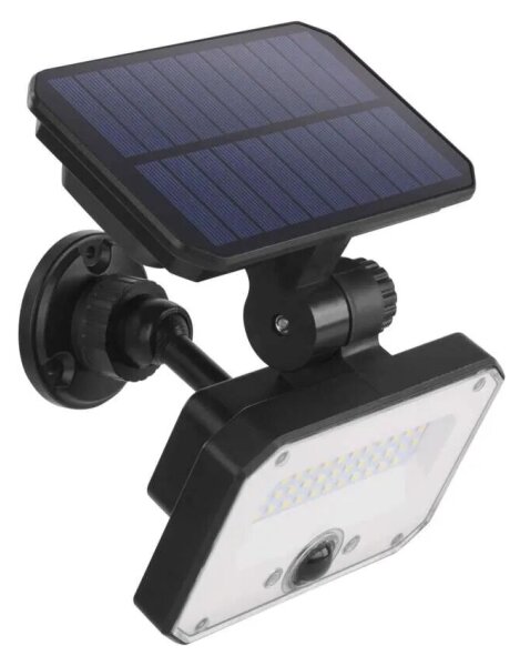 Proiector LED solar cu senzor de mișcare SPILO LED/3,7V 3600mAh 3000K IP54 + telecomandă