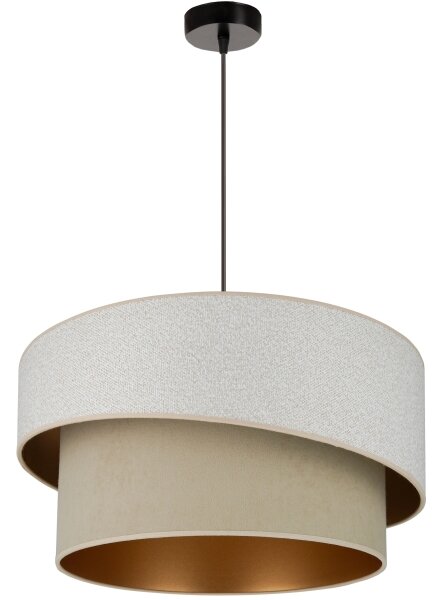 Lustră pe cablu Brilagi VEGAS SHINE 1xE27/15W/230V d. 50 cm crem/bej