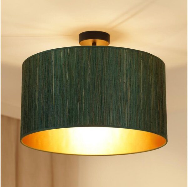 Brilagi - Plafonieră BOSTON ROLLER 1xE27/15W/230V pr. 45 cm verde/auriu