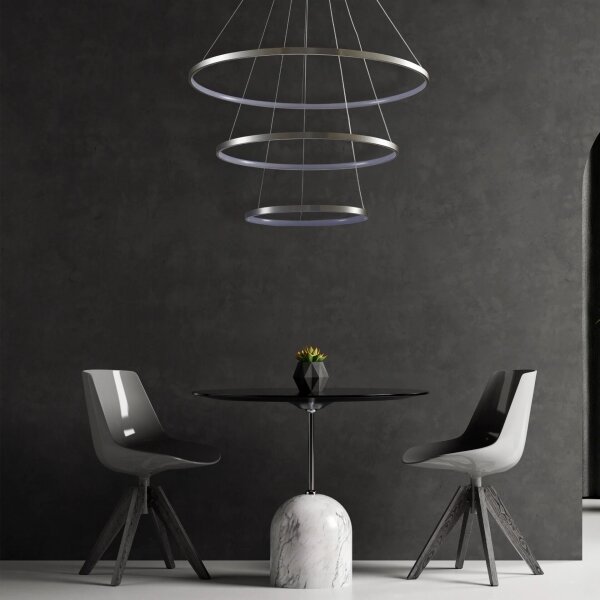 Lustră LED pe cablu LEA LED/60W/230V 4000K d. 80 cm crom
