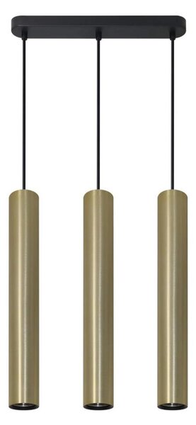 Lustră pe cablu LUNGOMARE 3xGU10/10W/230V auriu
