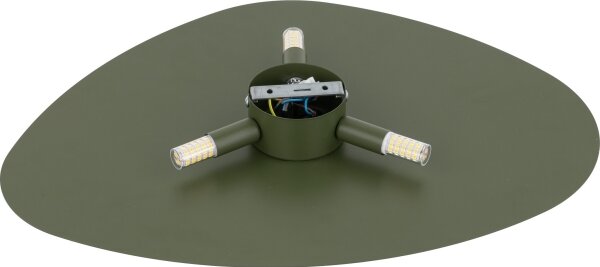 Aplică STONE 3xG9/8W/230V 37x49 cm verde