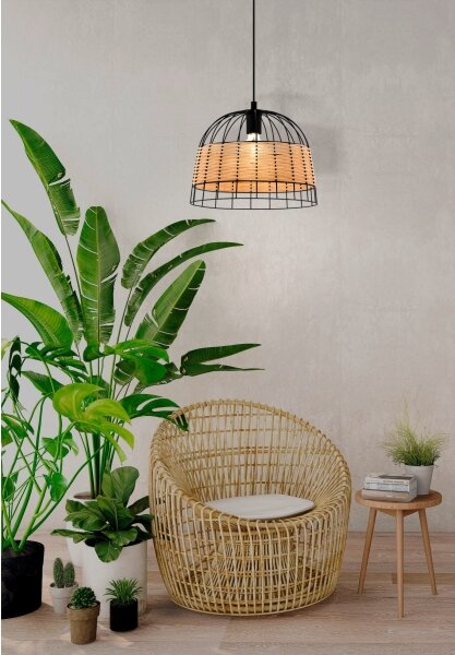 Lustră pe cablu Eglo 55709 ANWICK 1xE27/40W/230V ratan