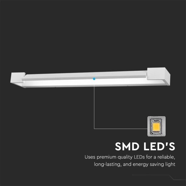 Aplică LED pentru oglindă de baie LED/18W/230V 4000K IP44 alb
