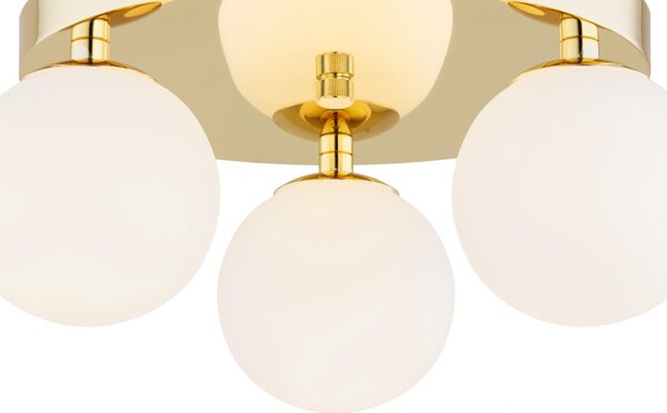 Argon Flavio lampă de tavan 3x7 W alamă-opal 1413