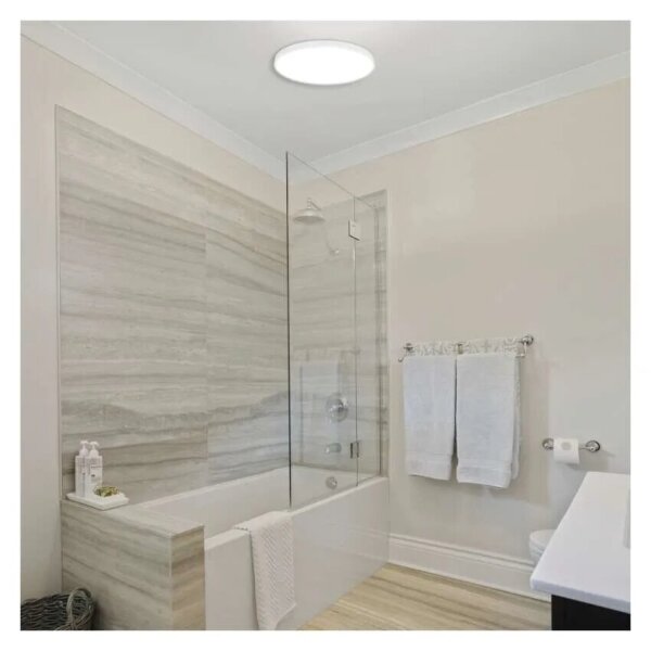 Plafonieră LED pentru baie LED/15W/230V 3000/4000/5700K IP55 alb