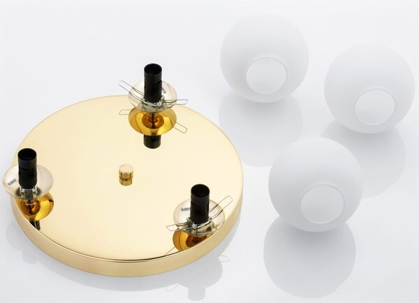 Argon Flavio lampă de tavan 3x7 W alamă-opal 1413