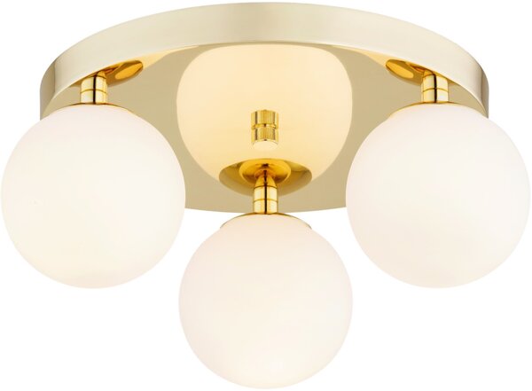 Argon Flavio lampă de tavan 3x7 W alamă-opal 1413
