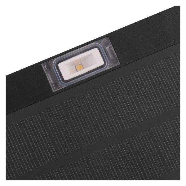 Proiector LED solar cu senzor de mișcare LED/3,7V 1200mAh 4000K IP65 negru
