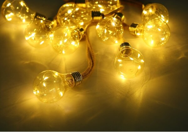 Lanț LED solar decorativ Globo 33694-10 50xLED/0,06W/3,2V IP44