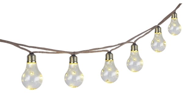 Lanț LED solar decorativ Globo 33694-10 50xLED/0,06W/3,2V IP44
